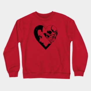 Dark Heart Skull Crewneck Sweatshirt